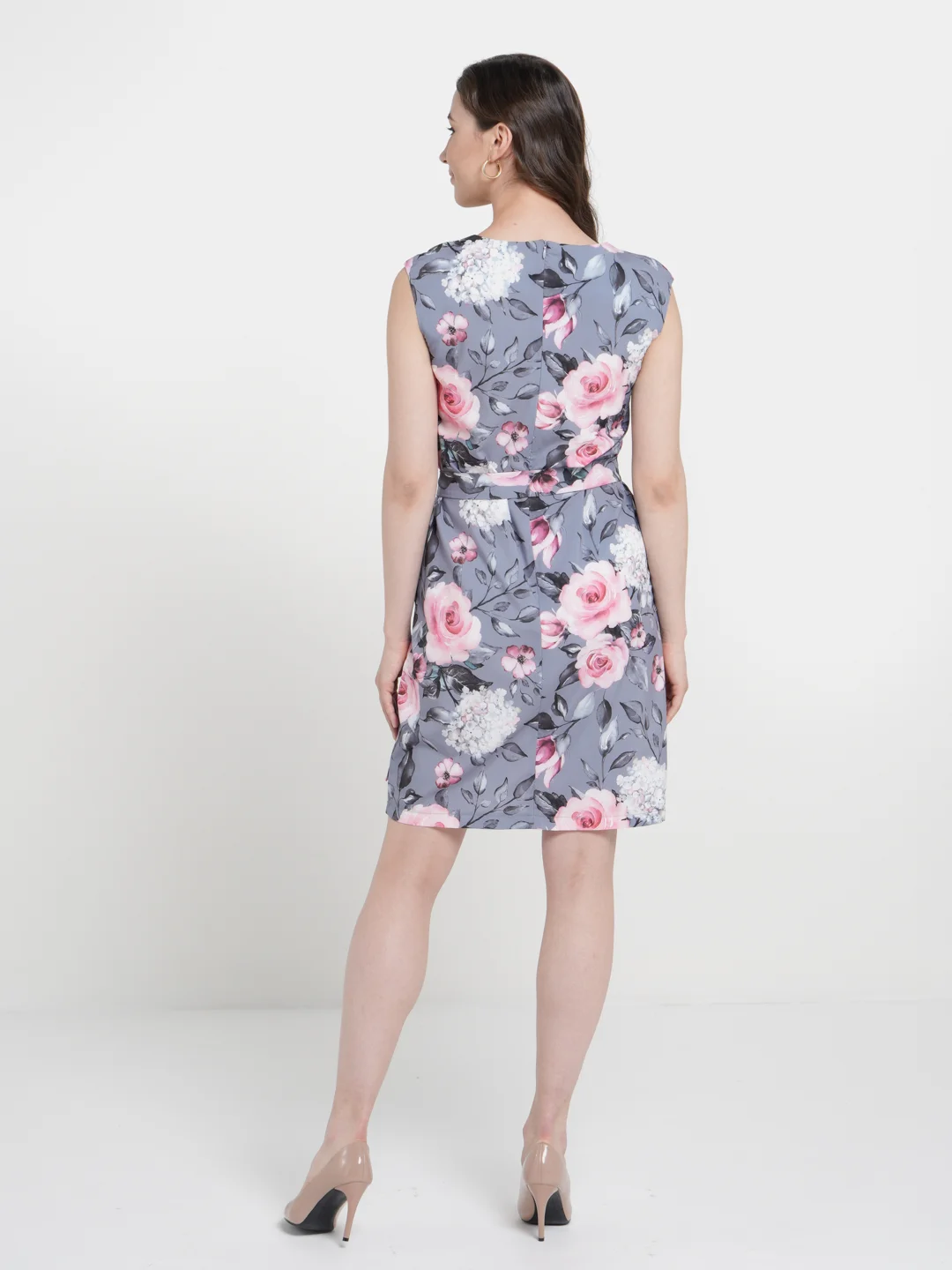 Серый платье 1001DRESS