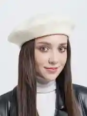 Молочный берет Leray "Флора", женский, 56-58 см