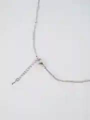 Серый металлик цепочка с подвеской на шею