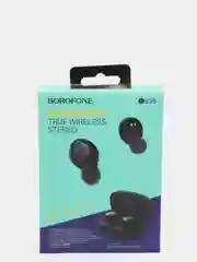 Черный беспроводные вакуумные bluetooth-наушники с микрофоном Borofone BE35
