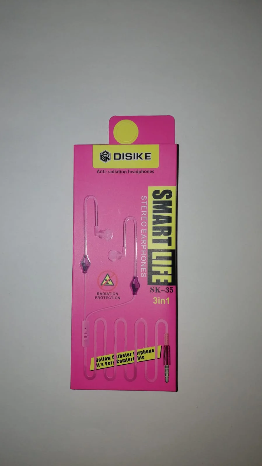 Белый наушники ваккумные Disike SK-35