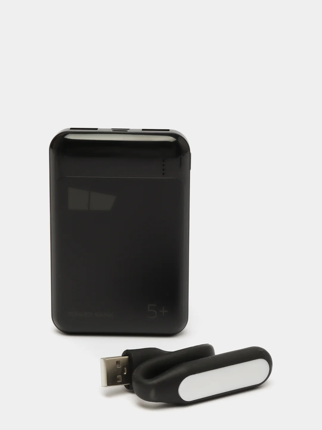 Черный внешний аккумулятор 5000 mAh 2USB 2.1A, Micro USB/Type-C, MC PB33-05