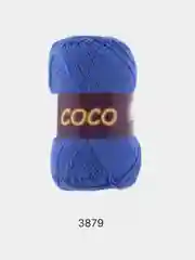 Синий пряжа Vita Cotton Coco 100% Мерсеризованный хлопок 50г 240м