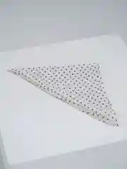 Кремовый платок-бандана LERAY "Сердечки", хлопок, 60*60 см