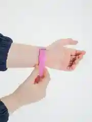 Розовый часы детские, с силиконовым ремешком