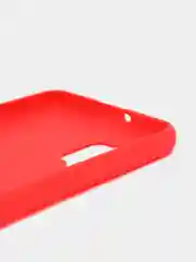 Красный чехол Samsung Galaxy A32 4G (Самсунг Галакси А32) силиконовый цветной матовый