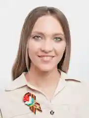 Бирюзовый брошь  георгиевская лента  "9 Мая"