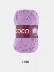 Лавандовый пряжа Vita Cotton Coco 100% Мерсеризованный хлопок 50г 240м