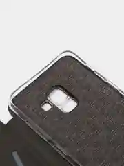 Синий чехол-книжка на Samsung Galaxy A8 2018, Самсунг Галакси А8 2018