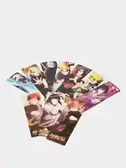 Набор книжных закладок по аниме "Naruto", 10 штук