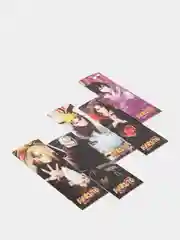 Набор книжных закладок по аниме "Naruto", 10 штук