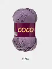 Фиолетовый пряжа Vita Cotton Coco 100% Мерсеризованный хлопок 50г 240м