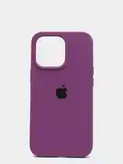 Пурпурный чехол Silicone Case для iPhone 13 Pro с закрытым низом