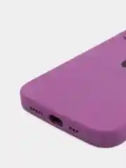 Пурпурный чехол Silicone Case для iPhone 13 Pro с закрытым низом