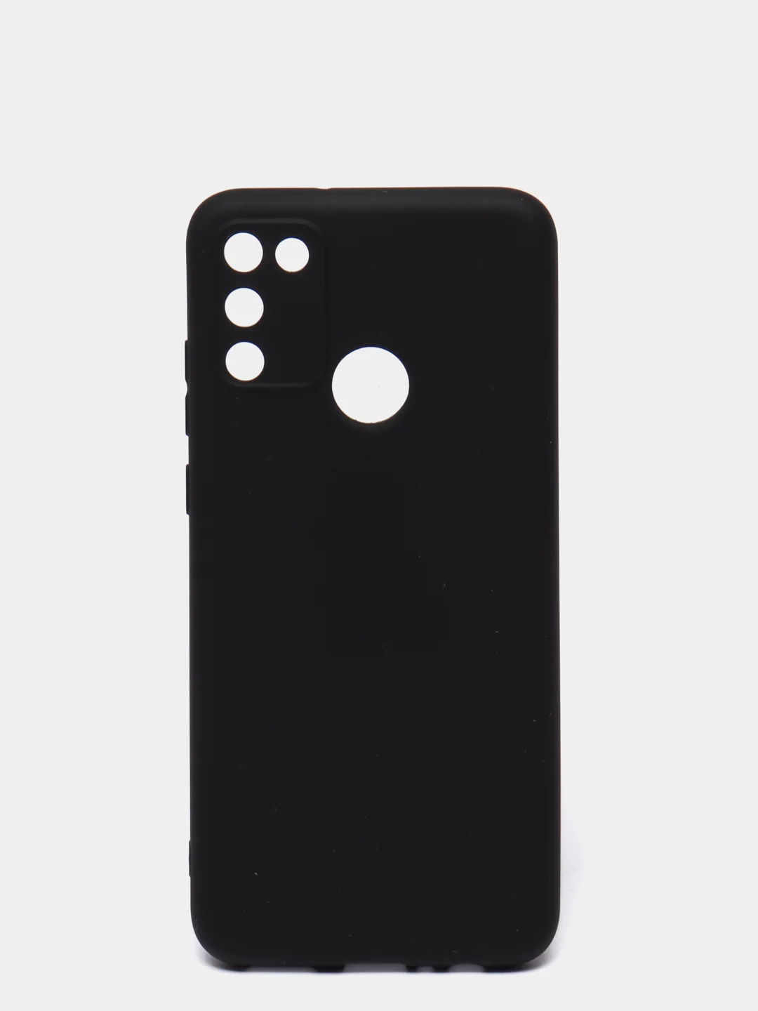 Угольный чехол силиконовый Huawei Honor 9A (Хуавей Хонор 9А), цветной, матовый