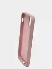 Коралловый меланж чехол Apple iPhone 12 mini (5.4") silicone case силиконовый с закрытым низом бархат внутри