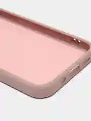 Коралловый меланж чехол Apple iPhone 12 mini (5.4") silicone case силиконовый с закрытым низом бархат внутри