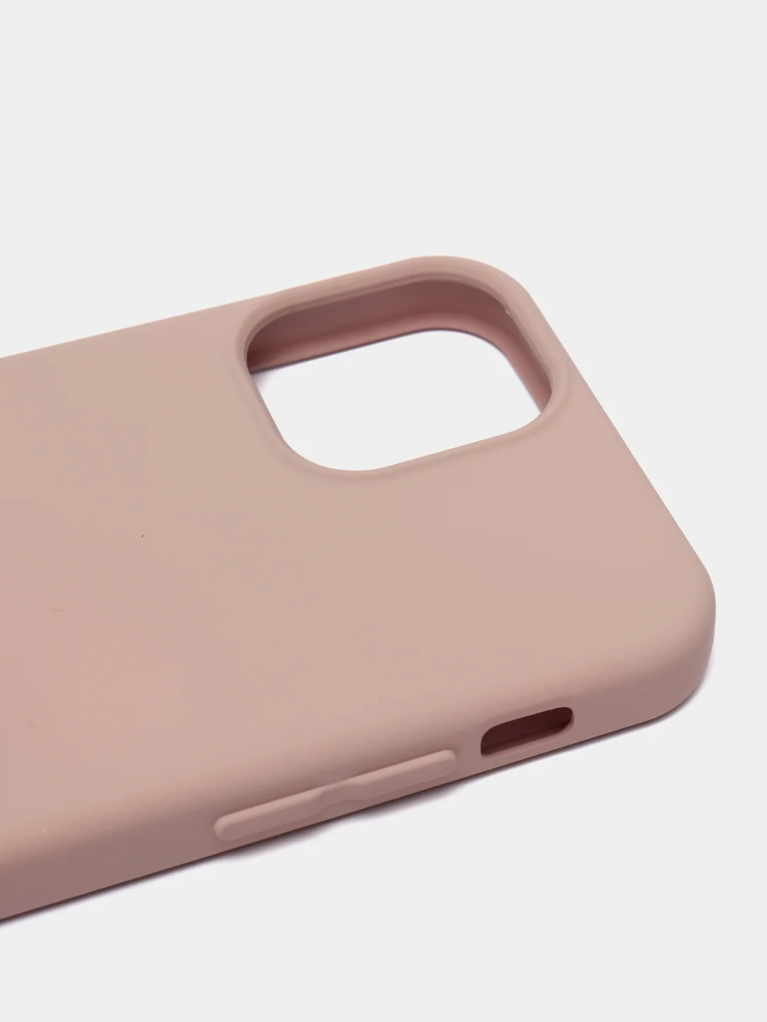 Коралловый меланж чехол Apple iPhone 12 mini (5.4") silicone case силиконовый с закрытым низом бархат внутри