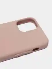 Коралловый меланж чехол Apple iPhone 12 mini (5.4") silicone case силиконовый с закрытым низом бархат внутри