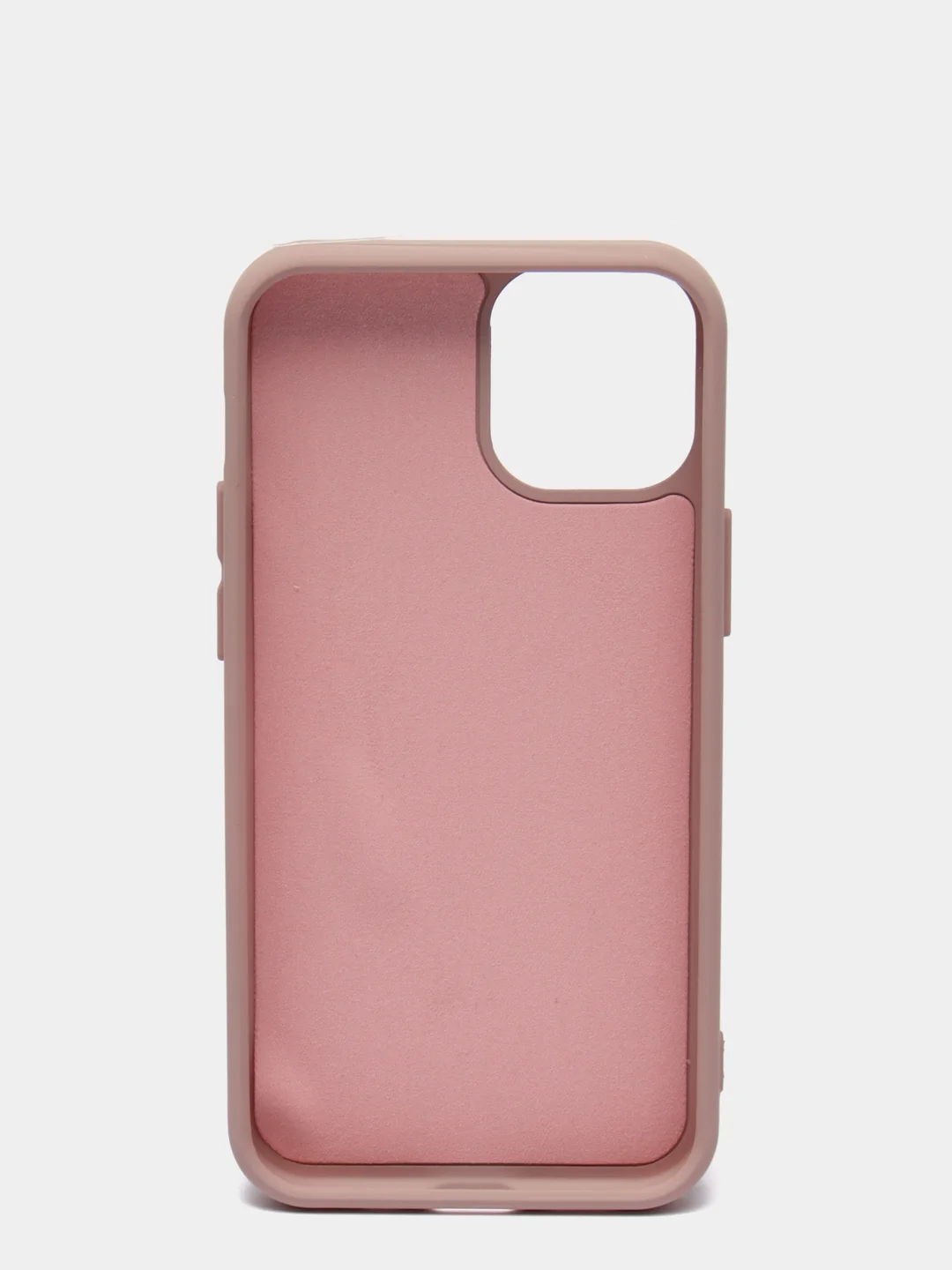 Коралловый меланж чехол Apple iPhone 12 mini (5.4") silicone case силиконовый с закрытым низом бархат внутри