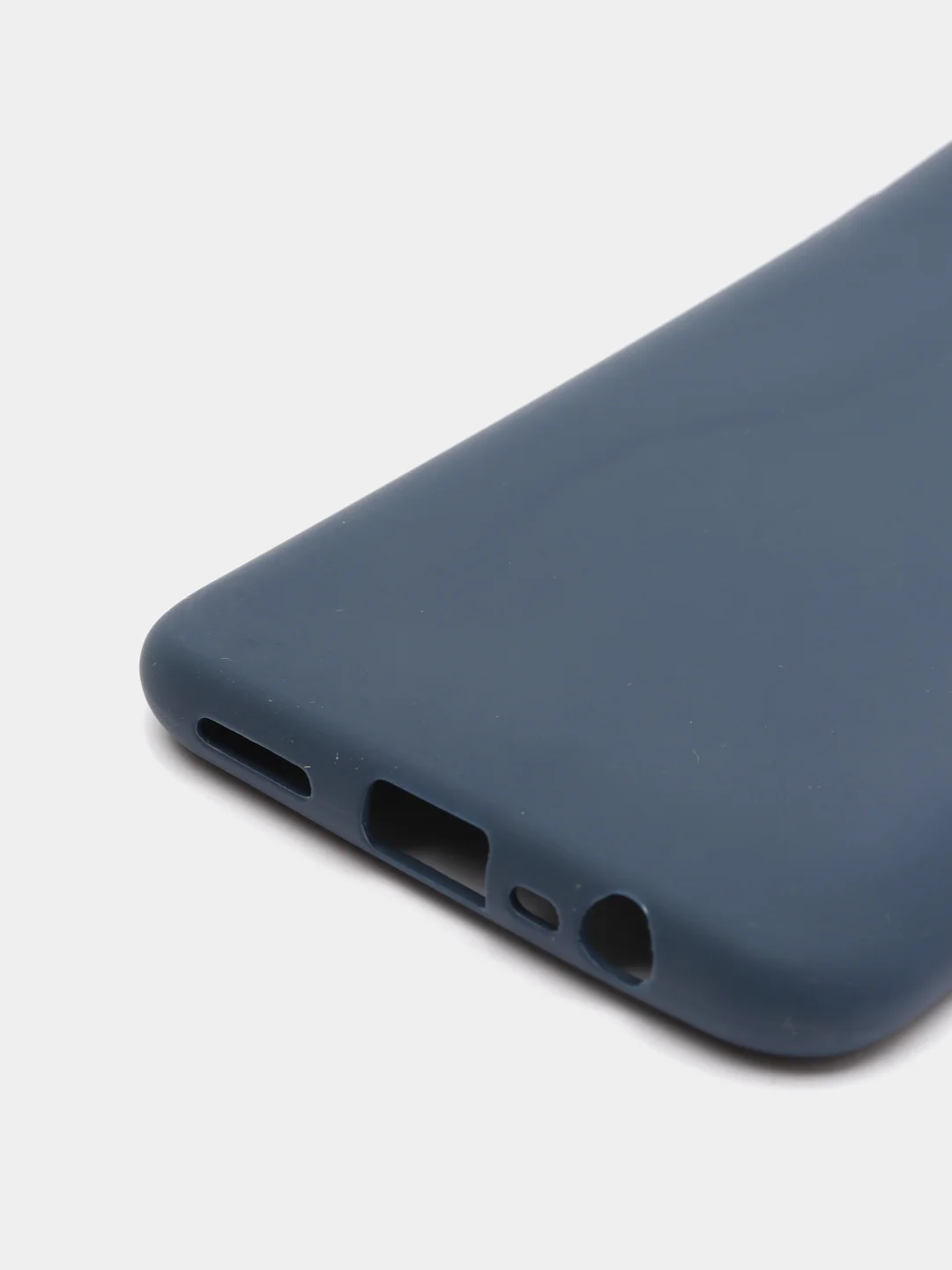 Серый чехол мягкий накладка для Realme C21, C11, C15, C3, C20, 8