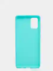 Бирюзовый чехол Samsung Galaxy A71, Самсунг Галакси А71 силиконовый, цветной, матовый