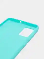 Бирюзовый чехол Samsung Galaxy A71, Самсунг Галакси А71 силиконовый, цветной, матовый