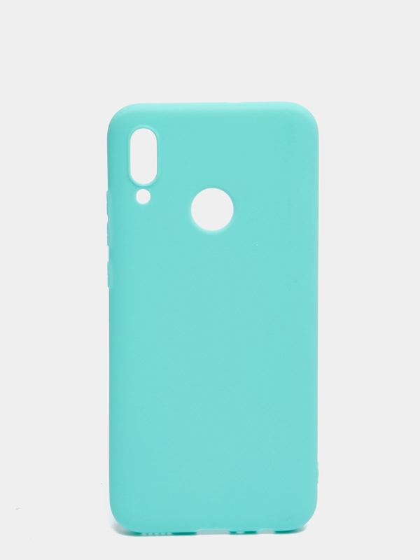 Чехол для Huawei Honor 10 Lite, P Smart 2019 цветной силиконовый матовый