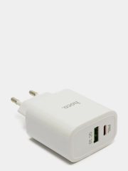 Блок питания 2USB USB/USB-C, PD 18W, зарядка для iPhone, QC3.0/QC2.0, быстрая зарядка C57A