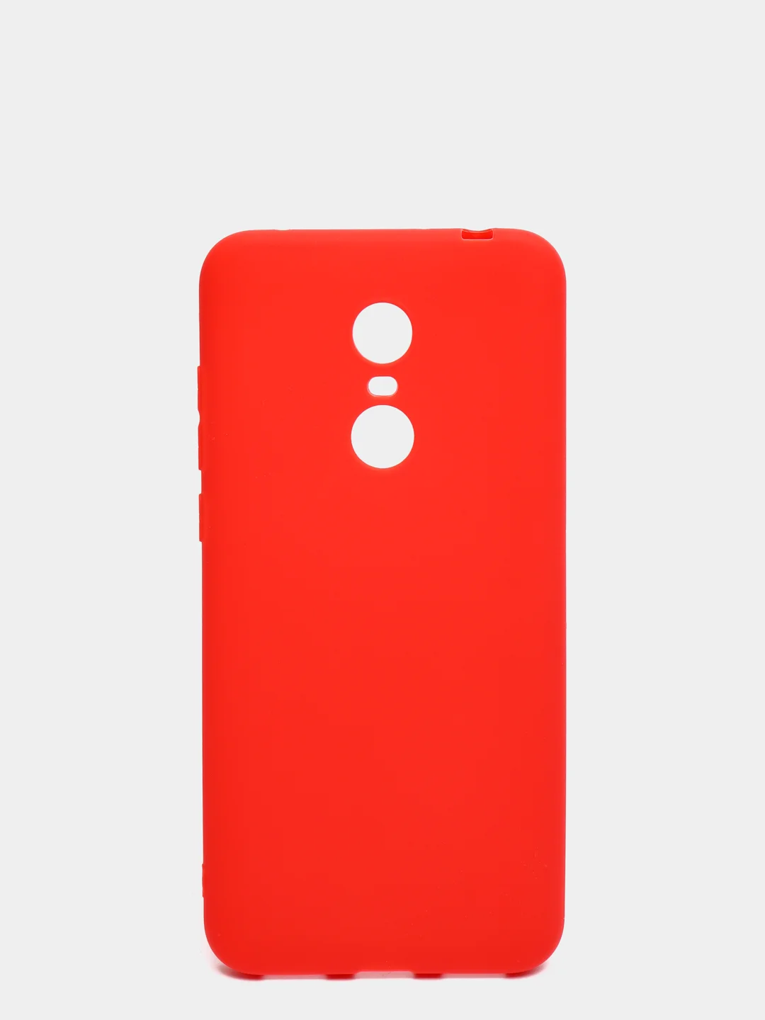 Красный чехол для Xiaomi Redmi 5 Plus (Сяоми Редми 5 Плюс), силиконовый, цветной, матовый