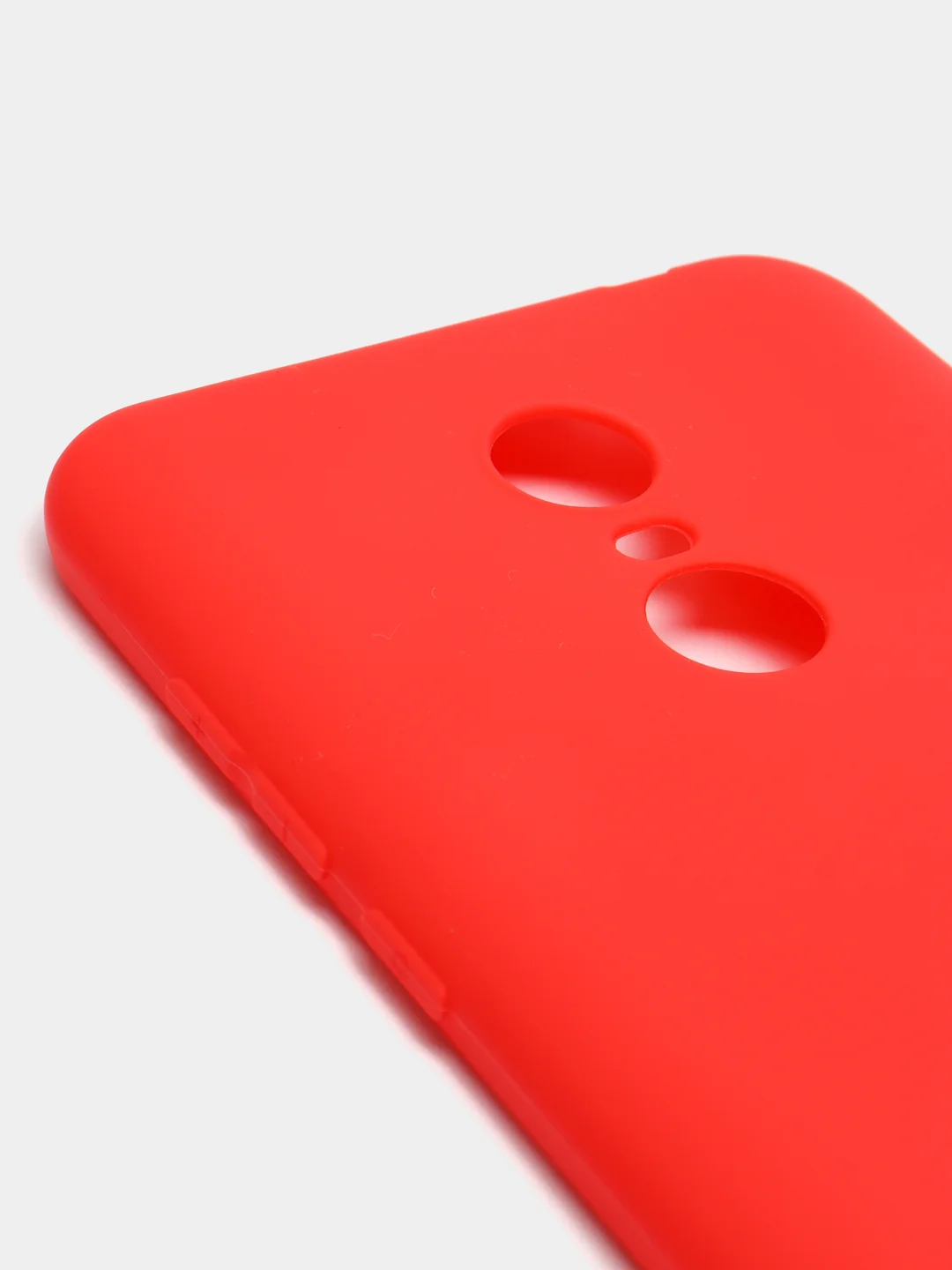 Красный чехол для Xiaomi Redmi 5 Plus (Сяоми Редми 5 Плюс), силиконовый, цветной, матовый