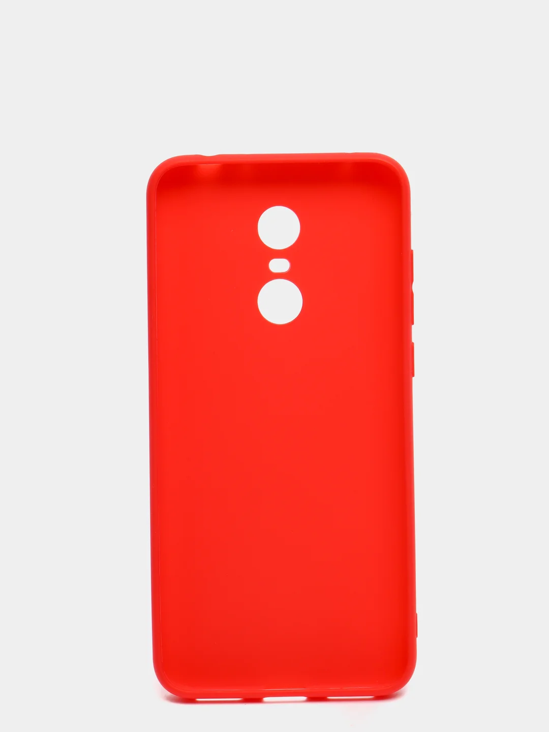 Красный чехол для Xiaomi Redmi 5 Plus (Сяоми Редми 5 Плюс), силиконовый, цветной, матовый