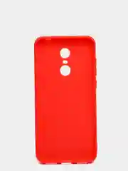 Красный чехол для Xiaomi Redmi 5 Plus (Сяоми Редми 5 Плюс), силиконовый, цветной, матовый