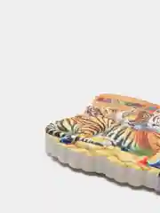 Светло-оранжевый магниты на холодильник тигр новогодний