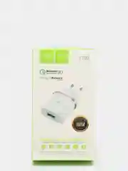 Белый сетевое зарядное устройство 18 W, Блок питания QC 3.0, Быстрая зарядка USB, Hoco C12Q