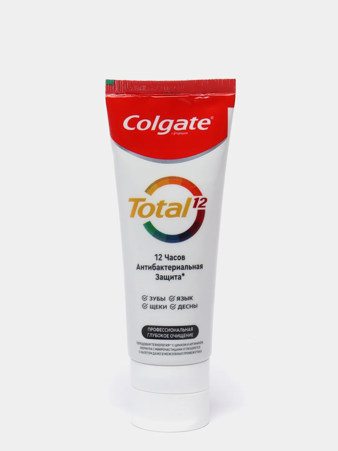 Зубная паста Colgate Total 12 "Глубокое очищение с древесным углем", 75 мл