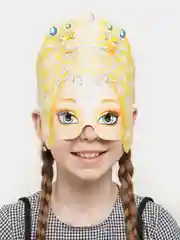 Бордовый маска карнавальная Микс Барашек, Собачка