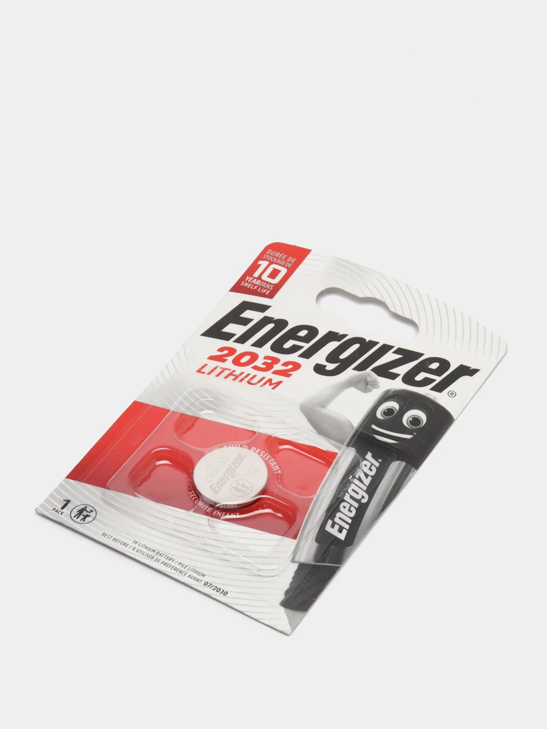 Батарейка Energizer CR2032, литиевая 3V