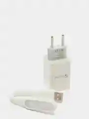 Белый сетевая зарядка с кабелем 2USB 3.0A QC3.0, быстрая зарядка для Lighting 8-pin, NC55QCi
