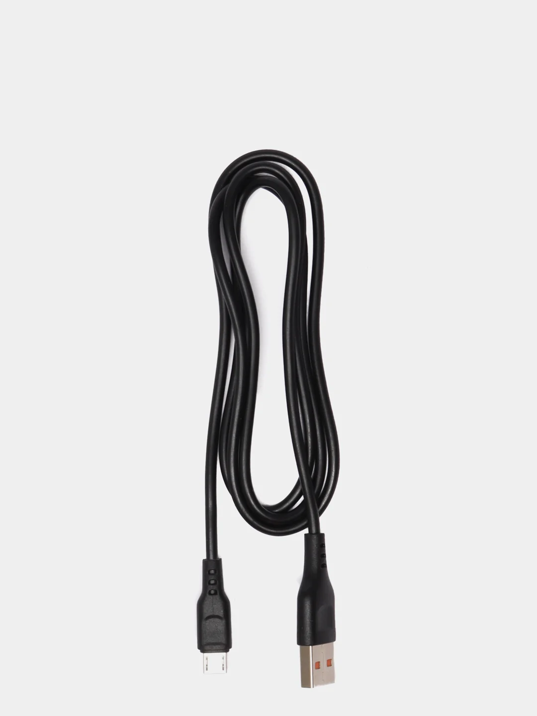 Черный кабель зарядный micro USB-Android, GoPower GP01M