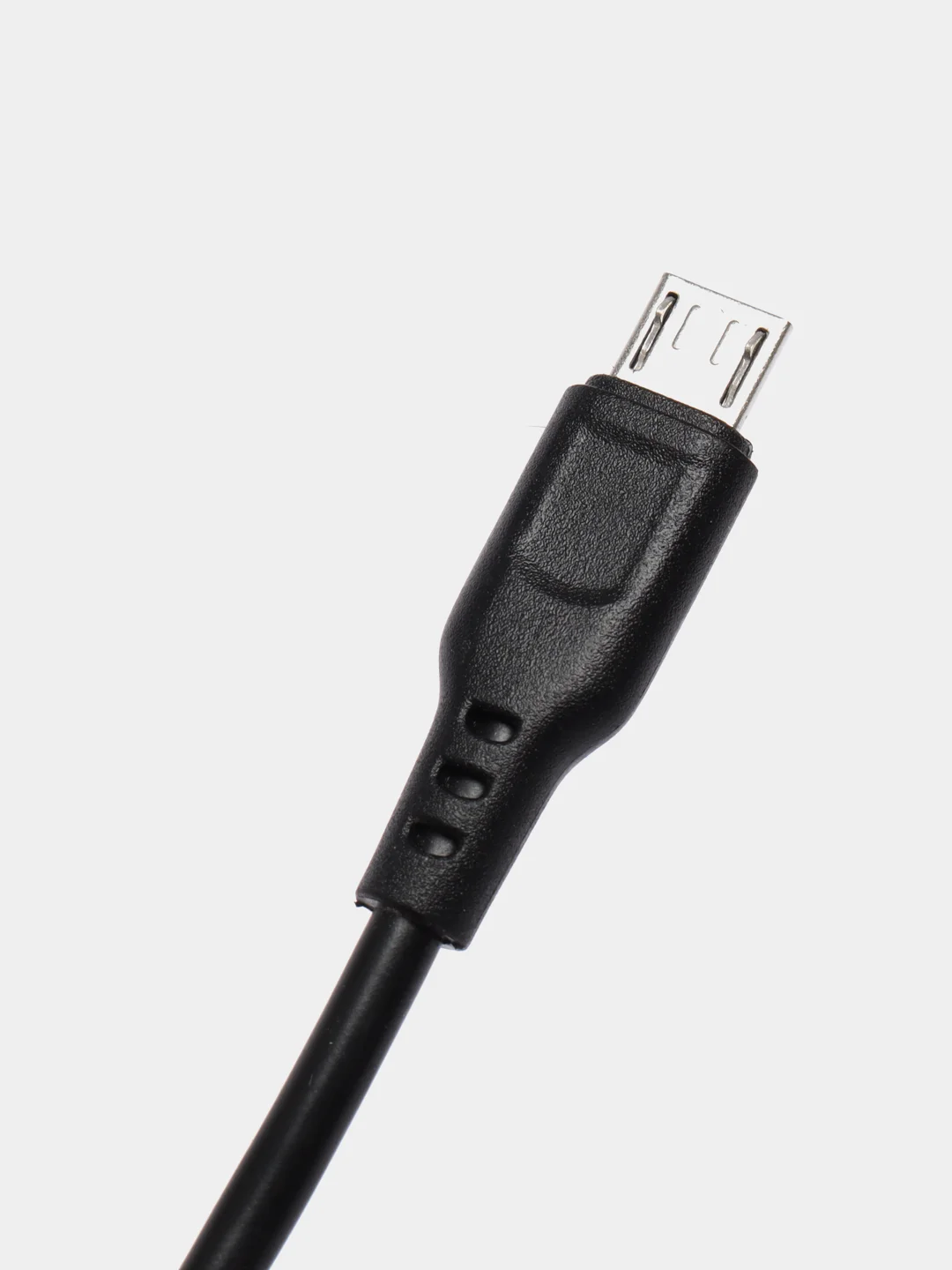 Черный кабель зарядный micro USB-Android, GoPower GP01M