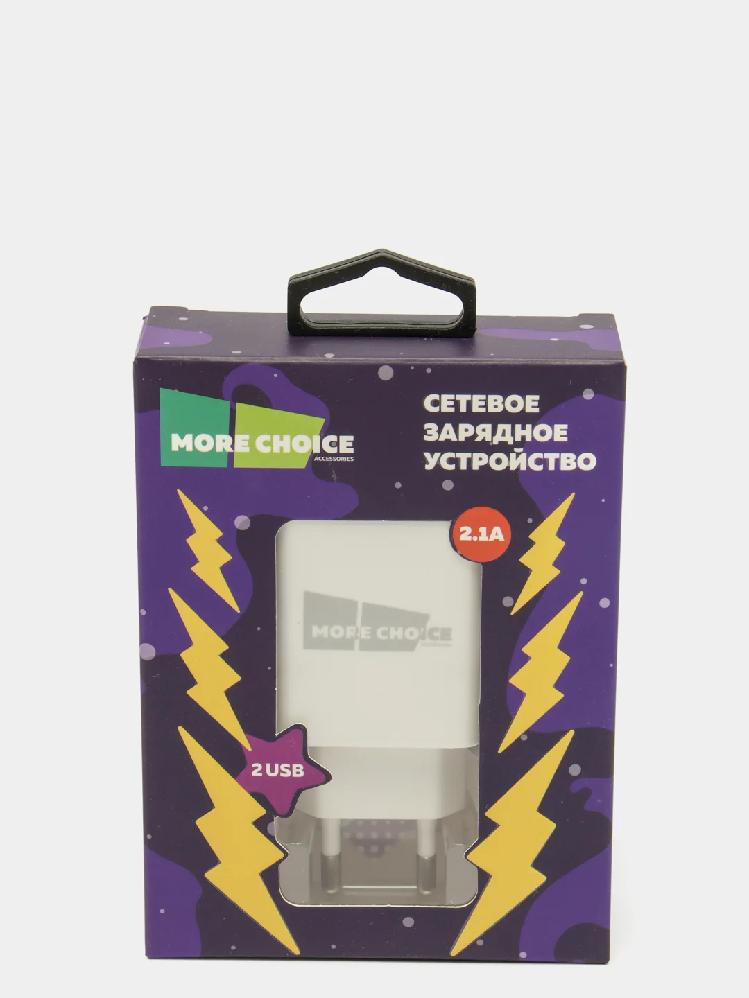 Белый сетевое зарядное устройство 2,1 А, Блок питания 2 USB, Зарядка, MC NC24