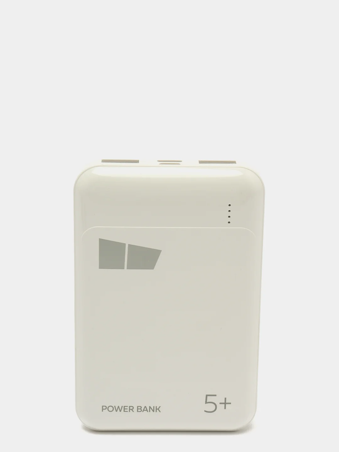 Белый внешний аккумулятор 5000 mAh 2USB 2.1A, Micro USB/Type-C, MC PB33-05