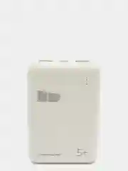 Белый внешний аккумулятор 5000 mAh 2USB 2.1A, Micro USB/Type-C, MC PB33-05