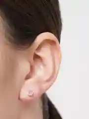 Серебряный серьги-гвоздики женские украшения, детские и женские из медицинского сплава