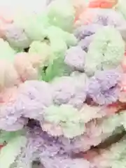 Салатовый пряжа Alize Puffy петельки