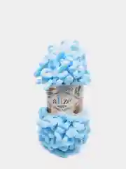 Бирюзовый пряжа Alize Puffy петельки