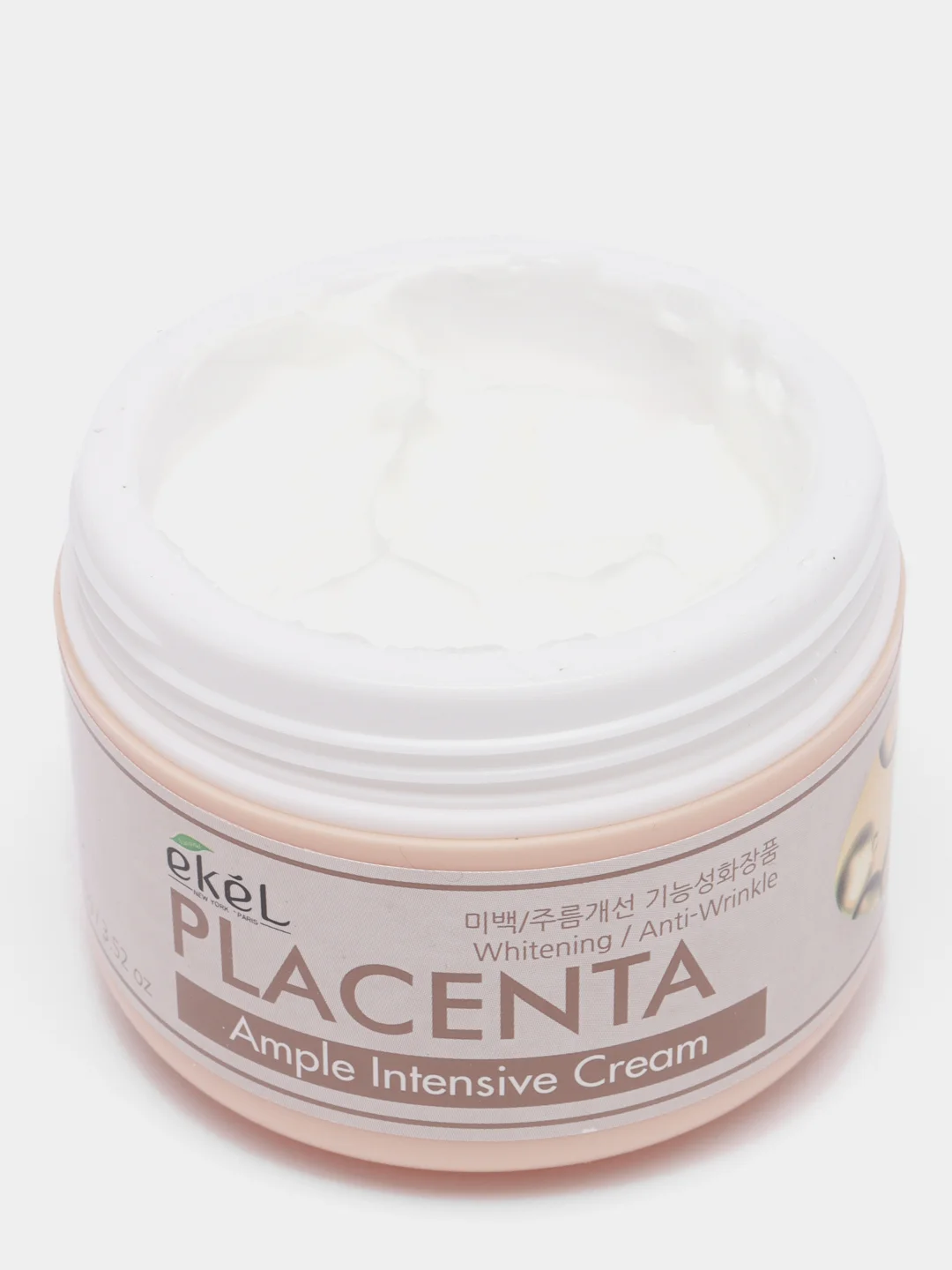 Корейский ампульный крем для лица с плацентой Ekel Ample Intensive Cream Placenta, 100 г