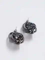 Черный серьги