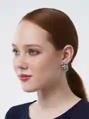 Серебряный серьги